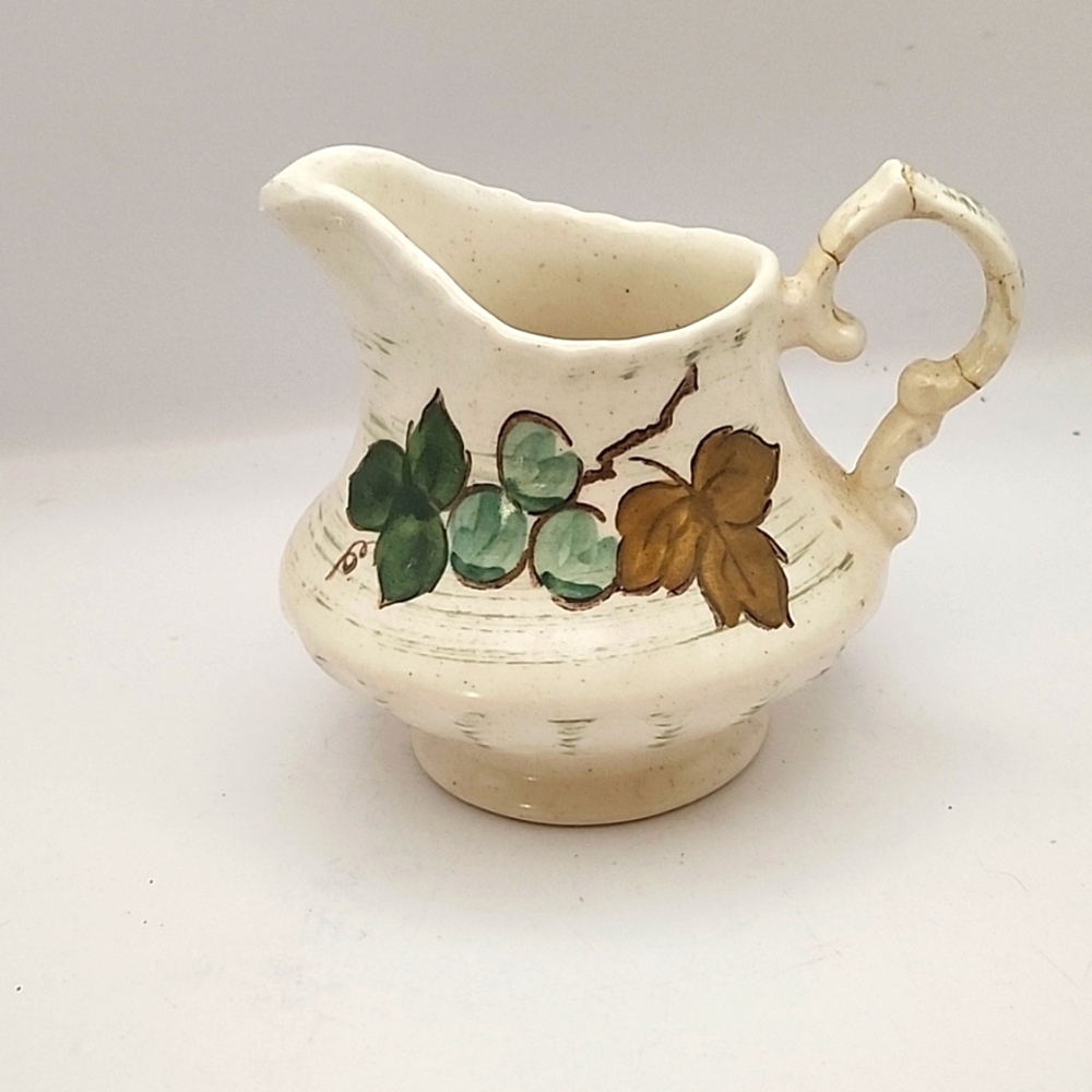 Vintage Poppylian By Metlox Vernon Ware Creamer
